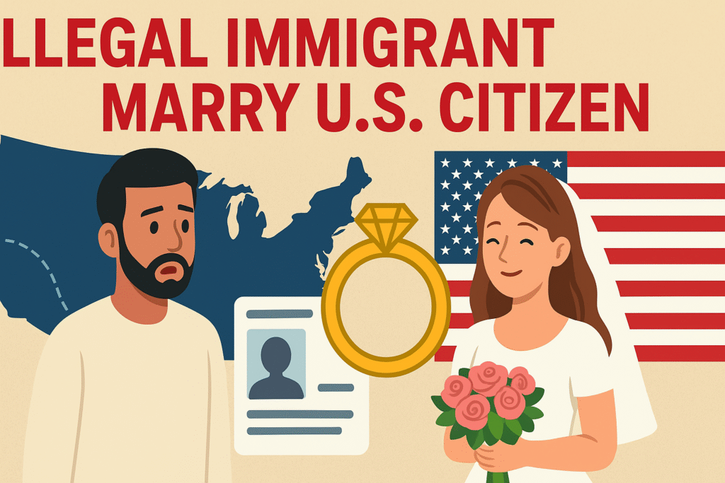 can illegal immigrant marry us citizen