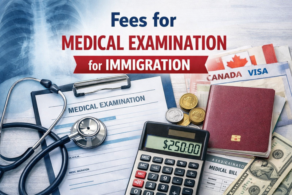 fees for medical examination for immigration