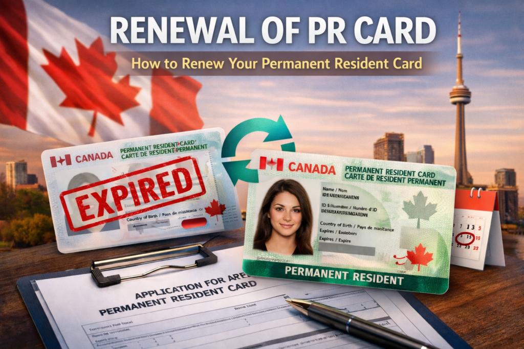 renewal of pr card